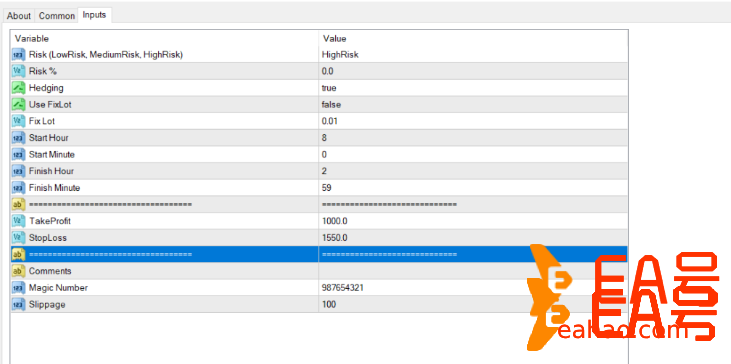 稳定性合成 EA MT4
